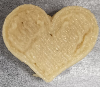 Printing fake meat in 3D using cocoa butter Printing fake meat in 3D using cocoa butter