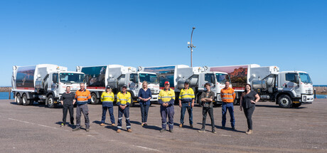 Waste collection vehicles drive environmental change in Whyalla Waste collection vehicles drive environmental change in Whyalla