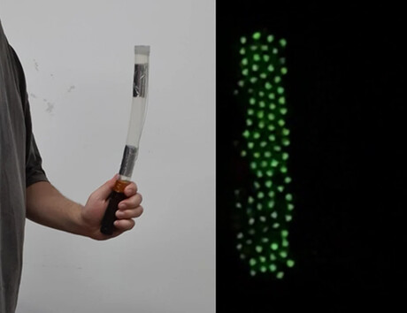 Portable generator produces power when shaken