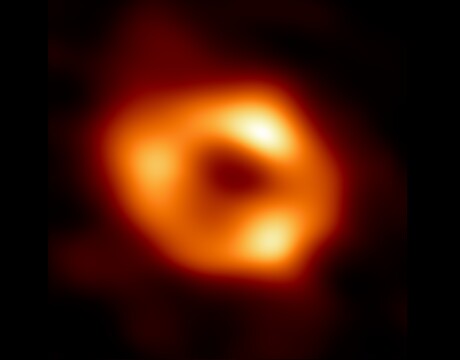 Pictured: the black hole at the heart of our galaxy