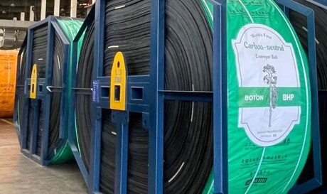 BHP to receive 'world first' carbon neutral conveyor belt BHP to receive 'world first' carbon neutral conveyor belt