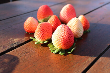 Pink and white strawberries to hit store shelves