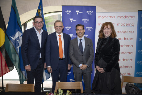 Moderna to build mRNA manufacturing plant at Monash