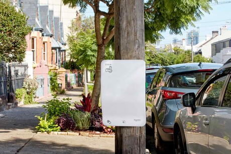 EV charging project uses street-side power poles
