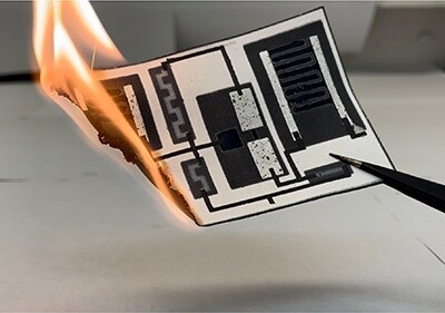 Disposable circuit board made from paper