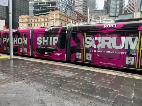 Sydney&#39;s light rail a canvas for recruitment campaign