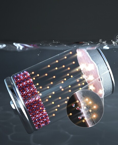 Researchers develop batteries that use water as an electrolyte Researchers develop batteries that use water as an electrolyte