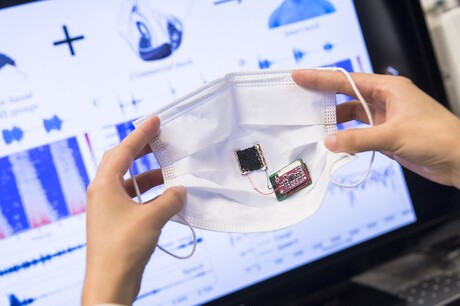 Smart mask tracks respiratory sounds for disease identification