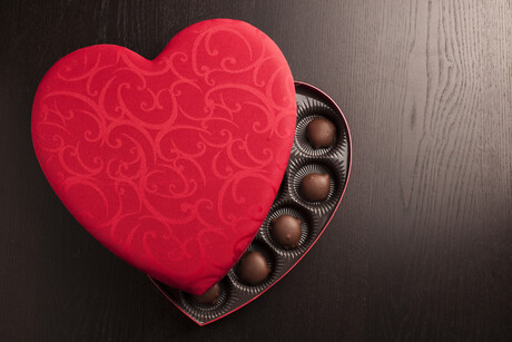 Falling for chocolate on Valentine's Day