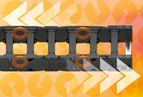 Rolling chain links help to save energy Rolling chain links help to save energy