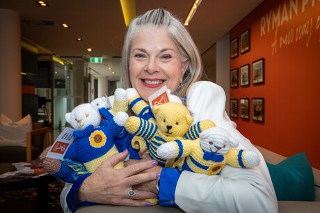 Ryman residents knit 14,000 teddies for Ukrainian children