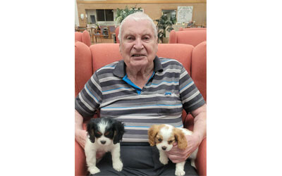 Puppies introduced into aged care facility