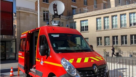 Communication Support Vehicle donated to Paris Fire Brigade