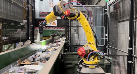 AI-powered kerbside recycling robot commissioned AI-powered kerbside recycling robot commissioned