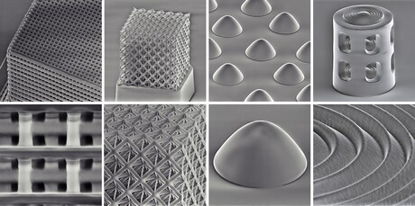 Sinterless route to 3D printing nanoscale optical-grade glass