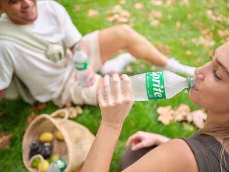 Sprite&#39;s green bottles go clear in Australia, for easier recycling