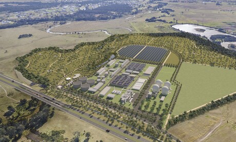 Western Sydney wastewater plant under construction