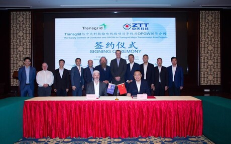 Transgrid signs contract to secure vital transmission equipment Transgrid signs contract to secure vital transmission equipment