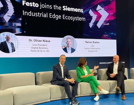 Festo joins the Siemens Industrial Edge Ecosystem