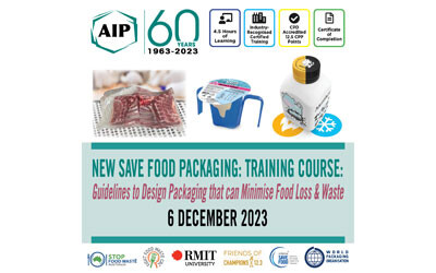 AIP introduces Save Food Packaging design guidelines training course