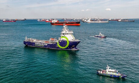 Fortescue ship is world's first to use ammonia as fuel Fortescue ship is world's first to use ammonia as fuel