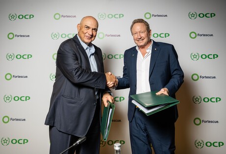 OCP and Fortescue to develop green hydrogen and ammonia in Morocco