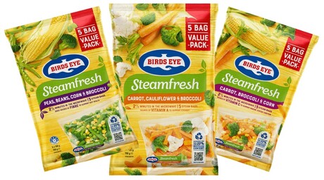 Birds Eye view on sustainable frozen packaging