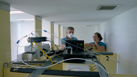 UV disinfection lights can produce pollutants in the air