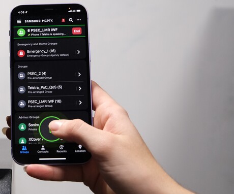 Samsung completes Australia's first demo of MC-PTT solutions Samsung completes Australia's first demo of MC-PTT solutions
