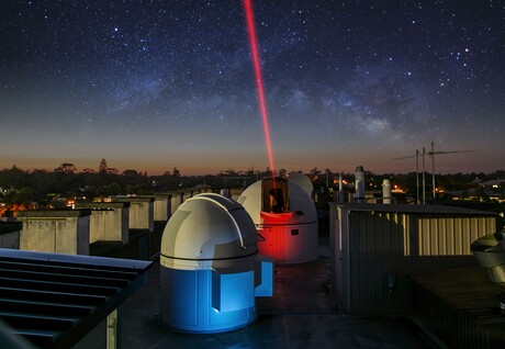 Milestone as UWA's TeraNet captures laser signals from satellite Milestone as UWA's TeraNet captures laser signals from satellite