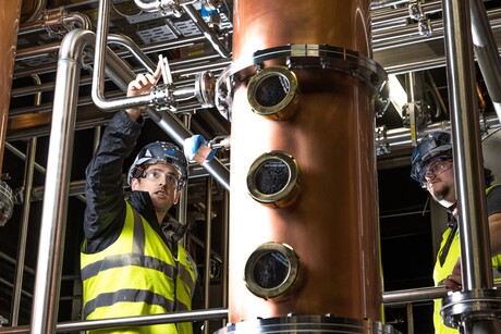 Whiskies, vodkas and gins — from a brewery Whiskies, vodkas and gins — from a brewery