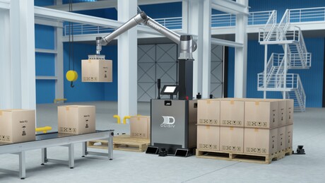 Off-the-shelf collaborative palletiser for Australia