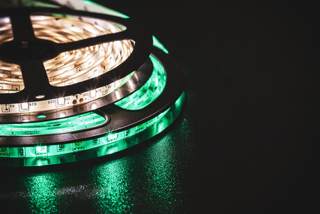 Full-colour fibre LEDs based on perovskite quantum wires