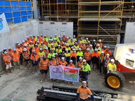 Workers flying the flag for their MATES Workers flying the flag for their MATES