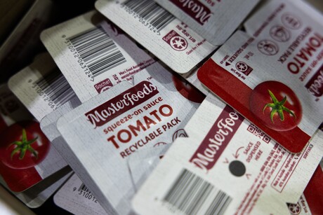 MasterFoods trials paper tomato sauce packs MasterFoods trials paper tomato sauce packs