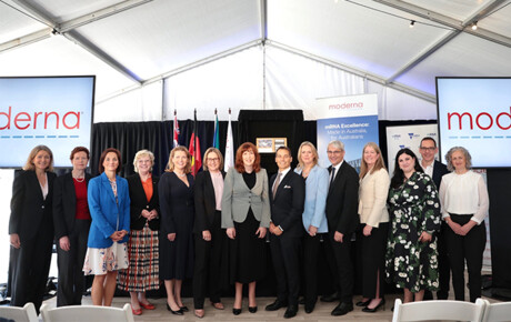Moderna opens mRNA manufacturing facility in Victoria