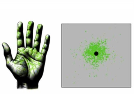 Photoluminescent detection of gunshot residue