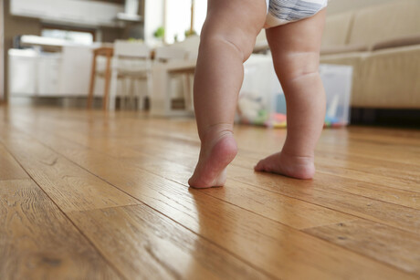 Genes influence when babies start walking