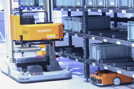 Quicktron introduces a bin-mover robot in Australia