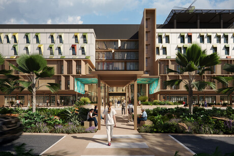 Land, geology, water: new Bundaberg Hospital, Queensland