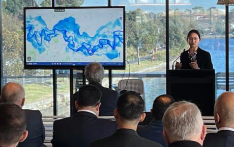 Researchers demo real-time flood-sensing technology Researchers demo real-time flood-sensing technology