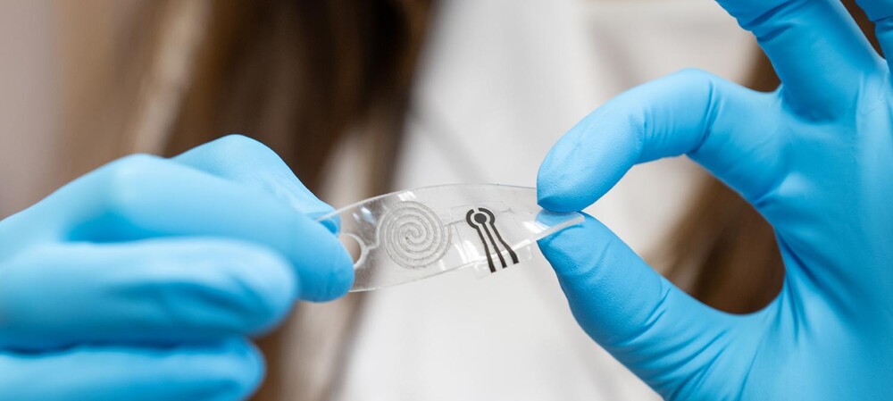 Wearable sensor monitors sweat in real time