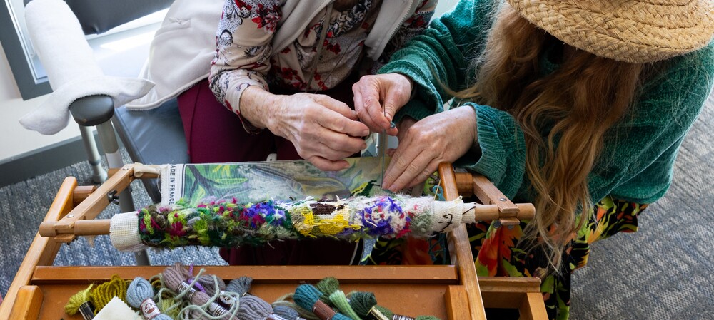 Creative arts program enriches quality of life for residents with dementia