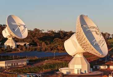 European Space Agency launches deep space antenna in WA European Space Agency launches deep space antenna in WA
