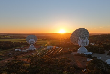 Deep space antenna launched in New Norcia, WA