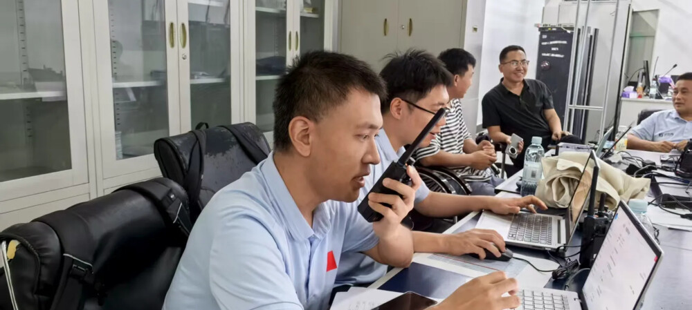Caltta powers comms for military parade