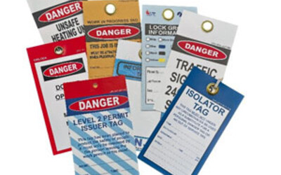 Cirlock custom-printed tags