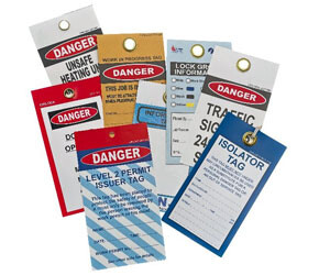 Cirlock custom-printed tags