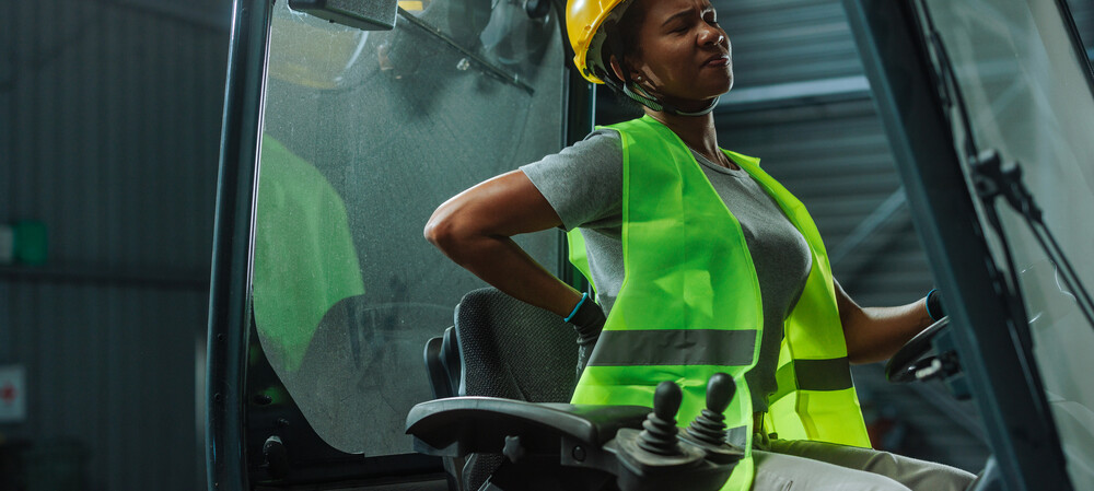 What is the work-related impact of long-term back problems?