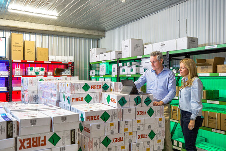 Portable fire protection equipment at any time, day or night